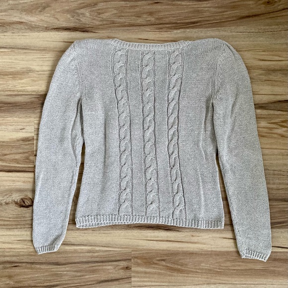 Ann Taylor Sweater, Linen/Cotton Blend - Picture 3 of 3